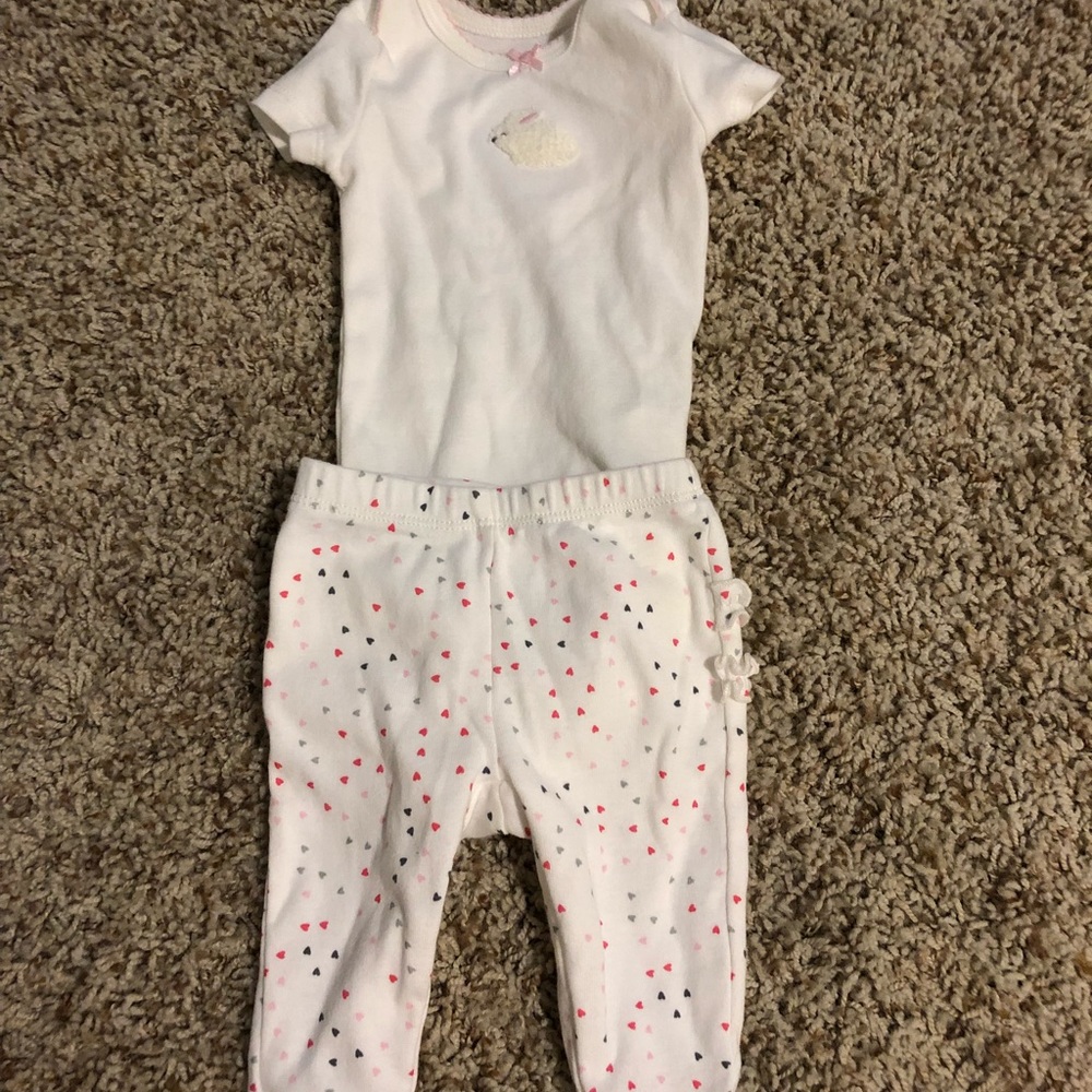 Carters short sleeve and pant set